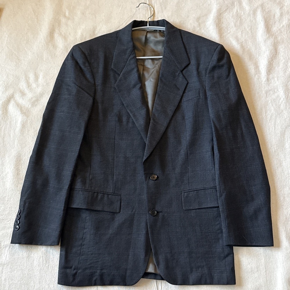 Vintage 80s Christian Dior Monsieur Gray 36R Men's Blazer